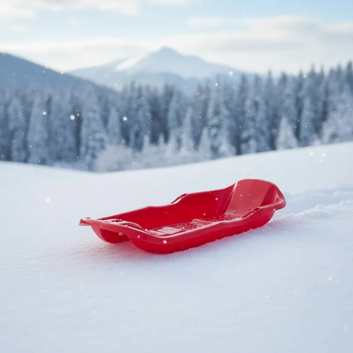 Trineo Plástico Para Nieve Deslizador 100cm Varios Colores 3