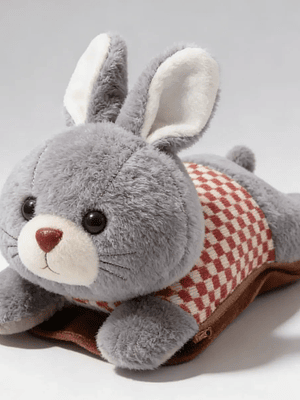 Guatero Eléctrico Peluche Conejo Recargable 25cm