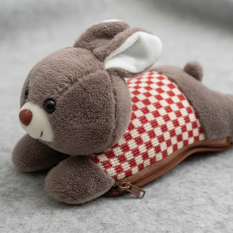 Guatero Eléctrico Peluche Conejo Recargable 25cm