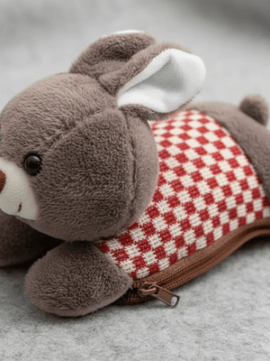 Guatero Eléctrico Peluche Conejo Recargable 25cm