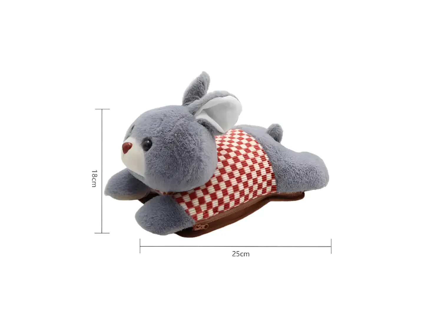Guatero Eléctrico Peluche Conejo Recargable 25cm 5