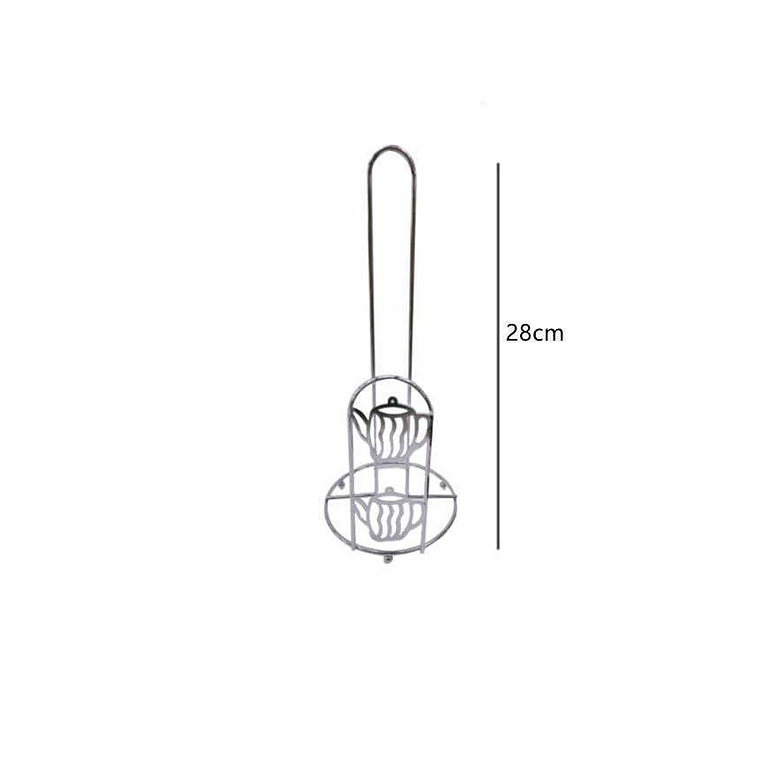 Porta Nova de Cocina Metálico Vertical Diseño Tetera 28cm 3