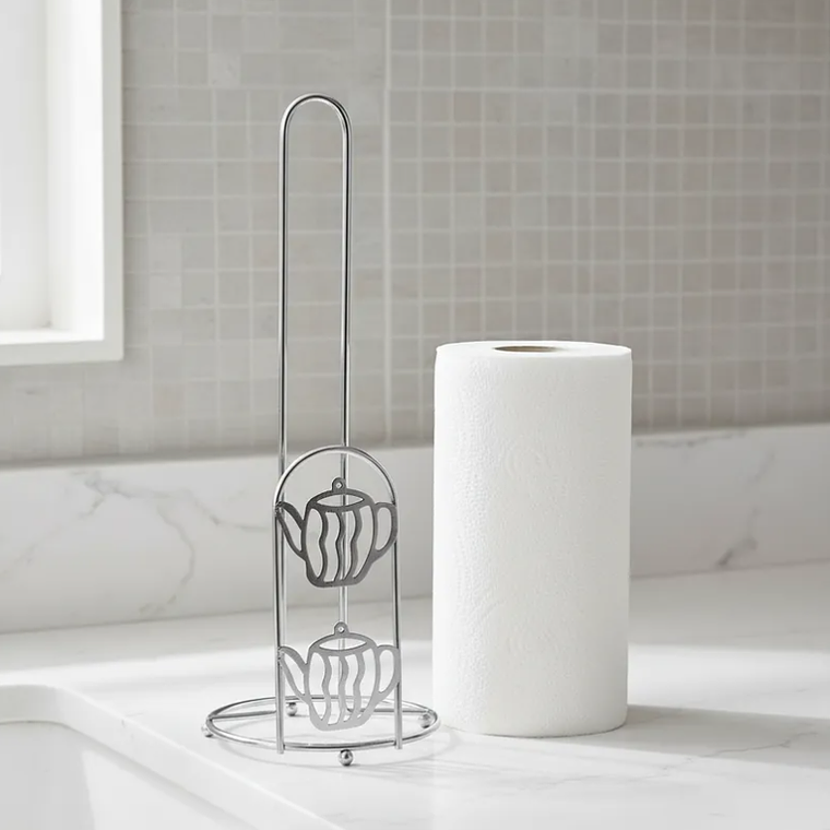 Porta Nova de Cocina Metálico Vertical Diseño Tetera 28cm 4