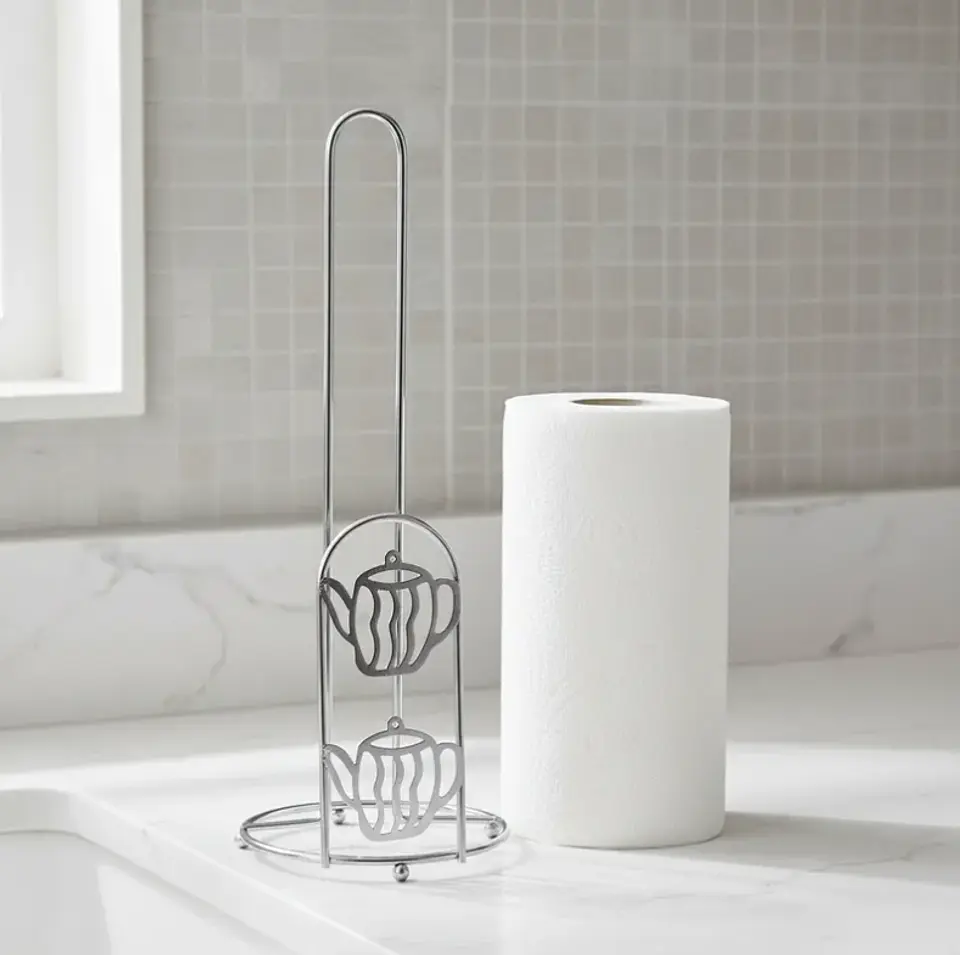 Porta Nova de Cocina Metálico Vertical Diseño Tetera 28cm 4