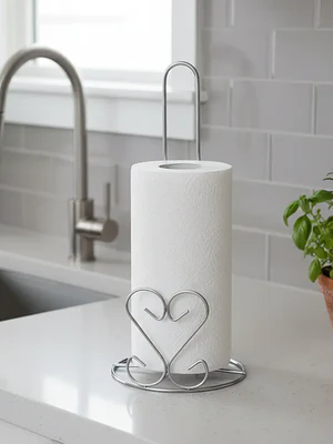 Porta Nova de Cocina Metálico Vertical Diseño Corazón 28cm 