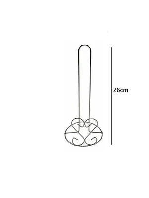 Porta Nova de Cocina Metálico Vertical Diseño Corazón 28cm 