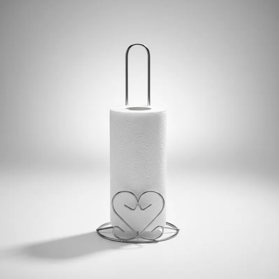 Porta Nova de Cocina Metálico Vertical Diseño Corazón 28cm  3