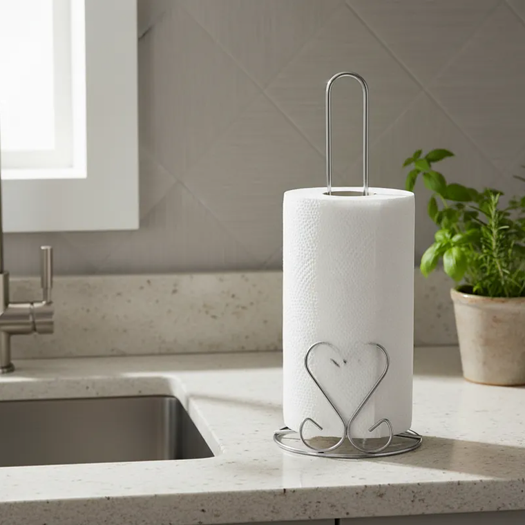 Porta Nova de Cocina Metálico Vertical Diseño Corazón 28cm  4