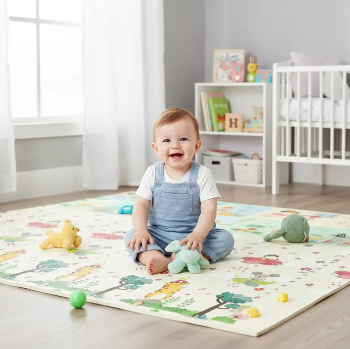 Alfombra Goma Eva Infantil 180x200cm 0.8cm Animales 8