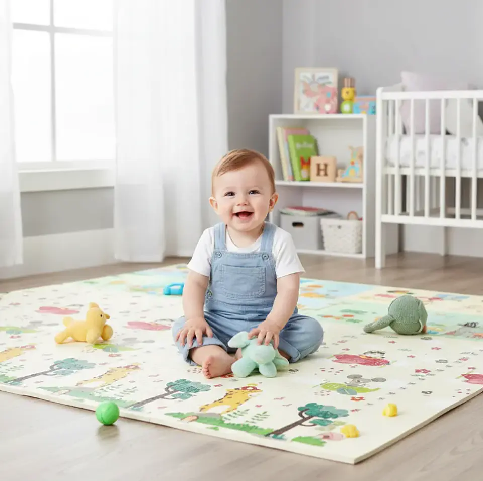 Alfombra Goma Eva Infantil 180x200cm 0.8cm Animales 8