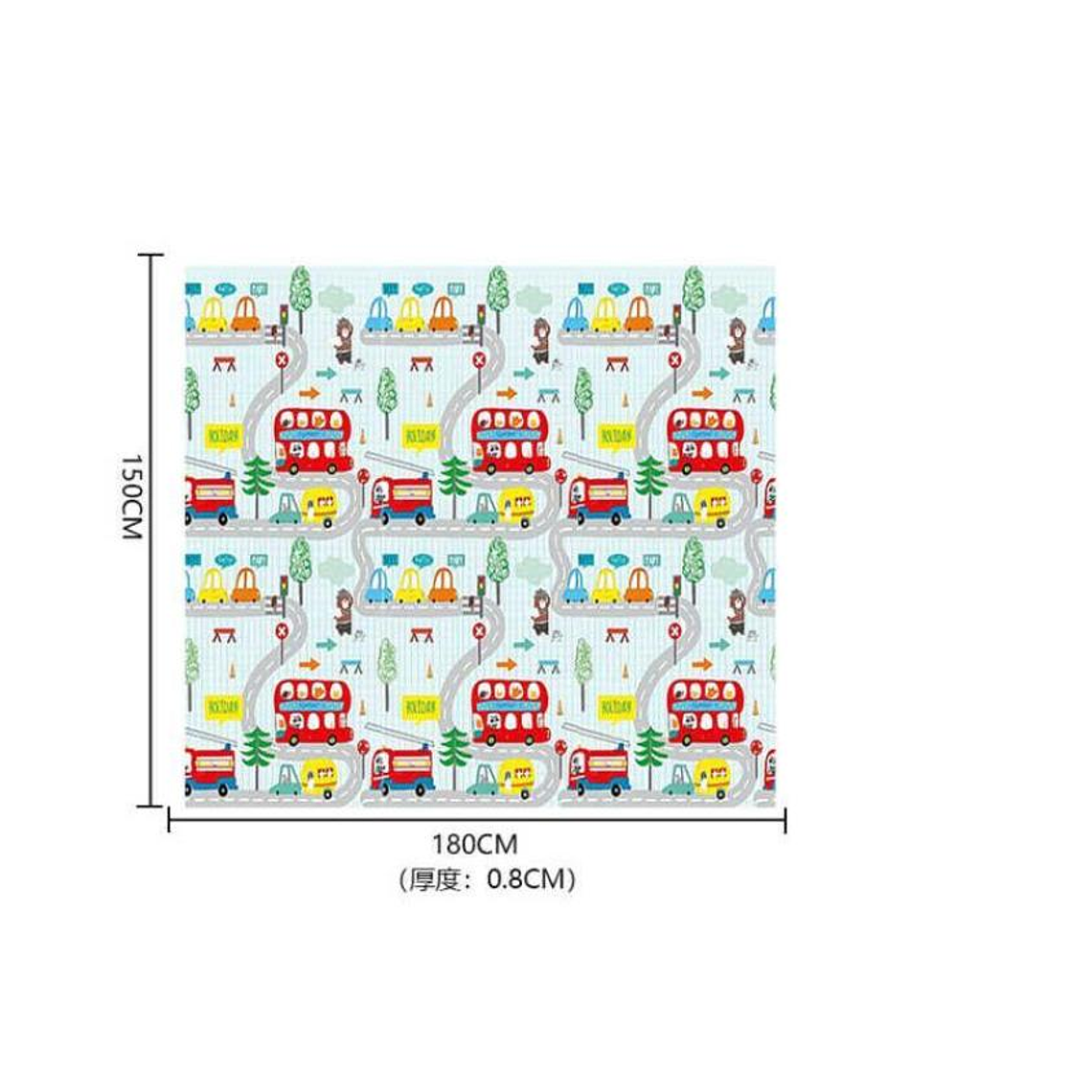 Alfombra De Juegos Plegable Bebé Antigolpes Espesor 0.8cm 3
