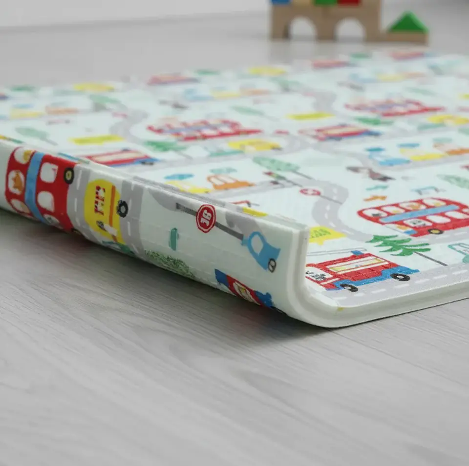 Alfombra De Juegos Plegable Bebé Antigolpes Espesor 0.8cm 4