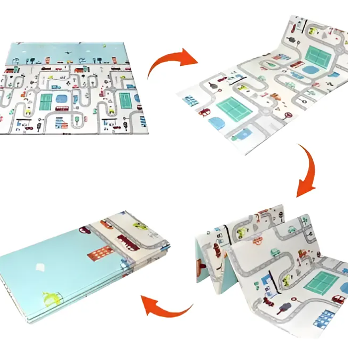 Alfombra Goma Eva Infantil 180x200cm Espacio  3