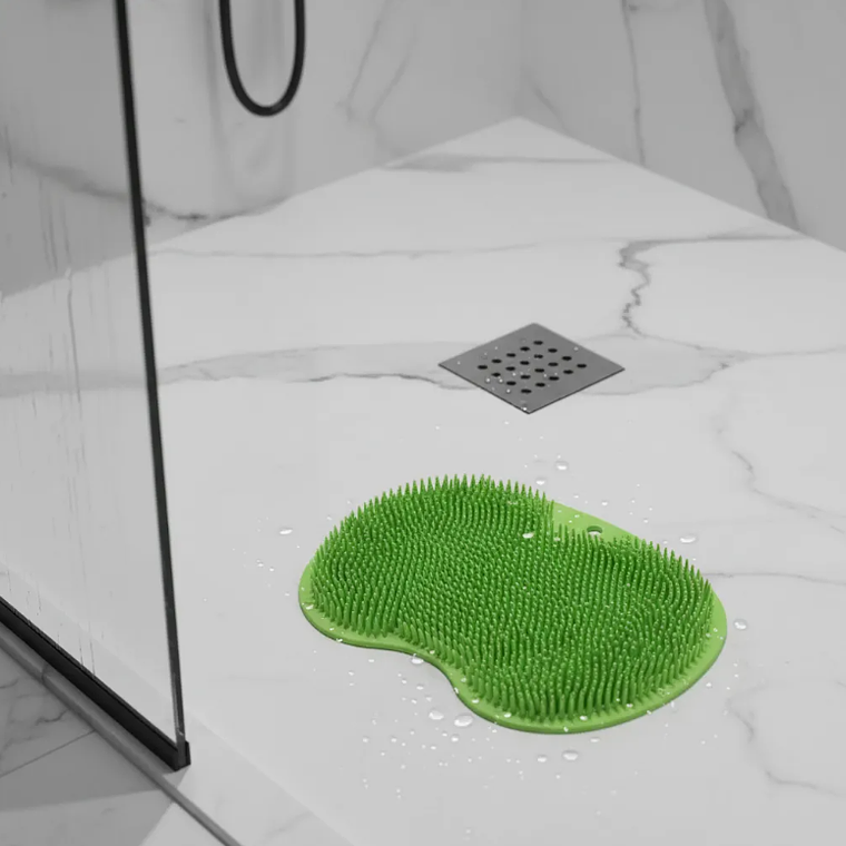 Alfombra Limpiadora Masajeadora De Pies Para Ducha  1