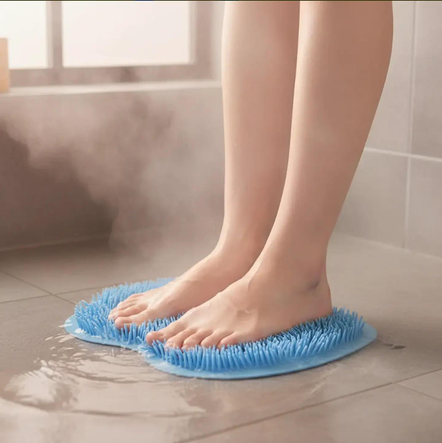 Alfombra Limpiadora Masajeadora De Pies Para Ducha  8