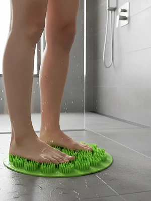 Alfombrilla Masajeadora Limpiadora De Pies Para Ducha Silicona