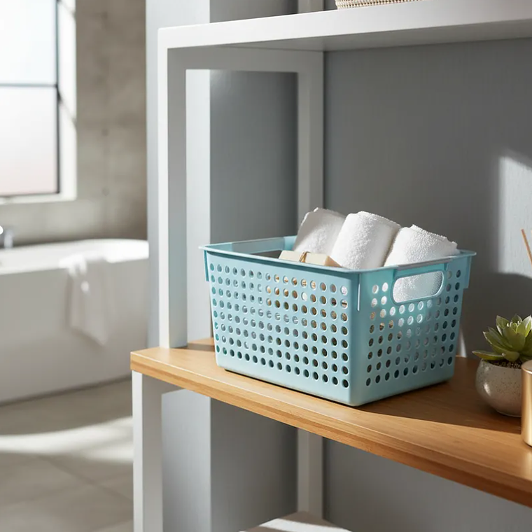 Canasto Organizador Plástico Multiuso 27.5x18.3x14.5cm 3