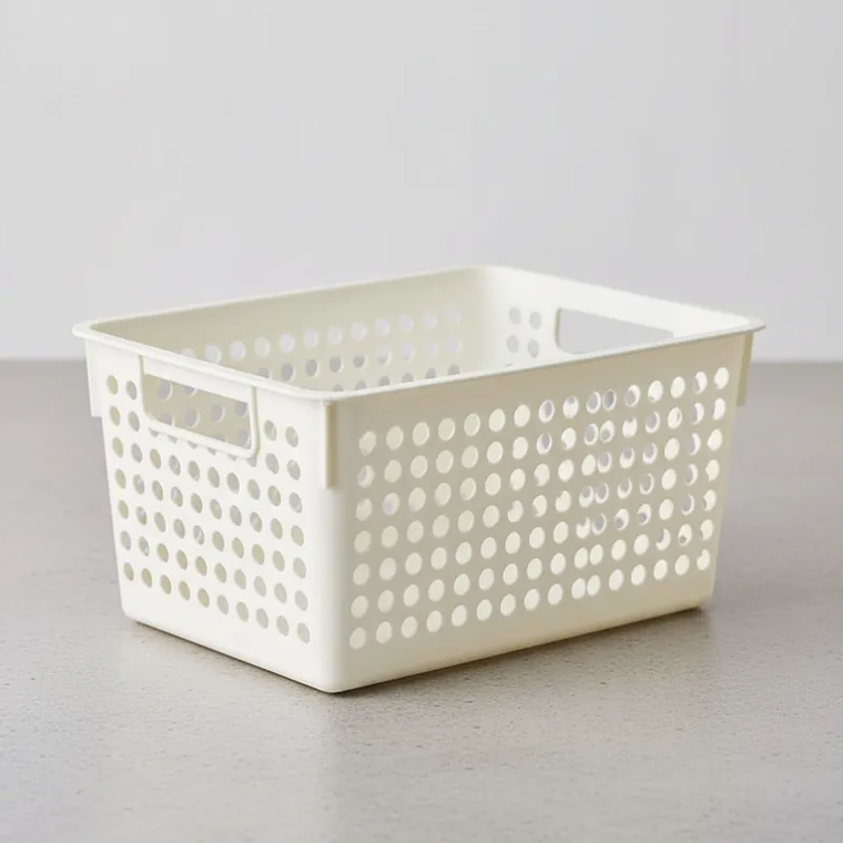 Canasto Organizador Plástico Multiuso 27.5x18.3x14.5cm 4