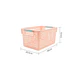 Canasto Organizador Plástico Calado Multiuso 40x20.5x19.5cm - Miniatura 2