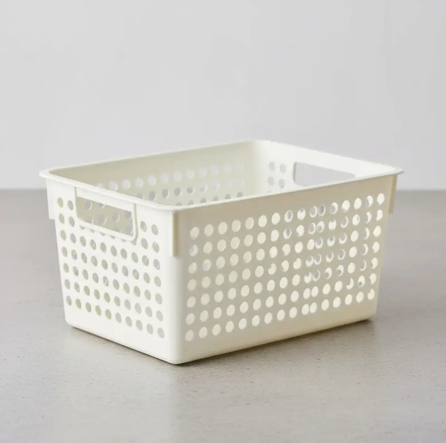 Canasto Organizador Plástico Calado Multiuso 40x20.5x19.5cm 3