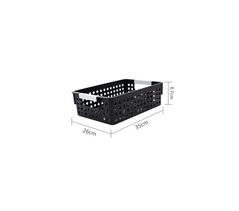 Canasto Organizador Plástico Multiuso 35x26x8.7cm