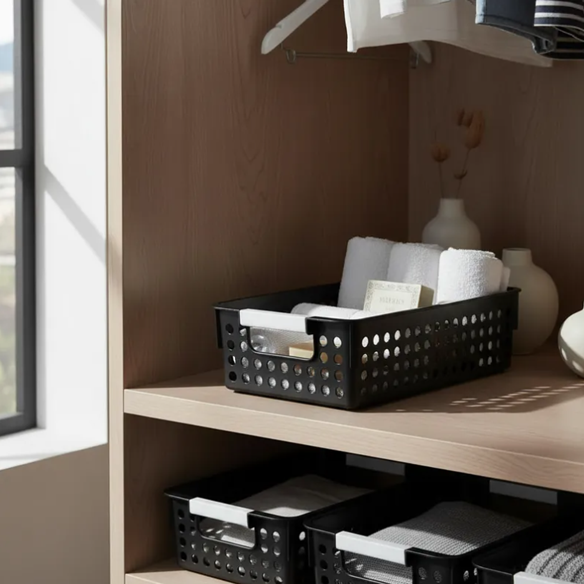 Canasto Organizador Plástico Multiuso 35x26x8.7cm 4