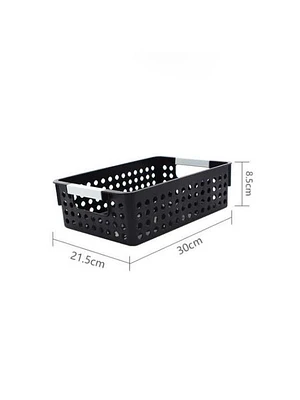 Canasto Organizador Plástico 30x21.5x8.5cm