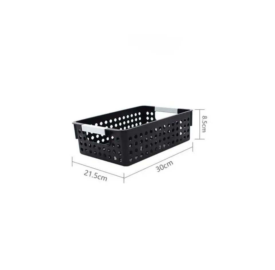 Canasto Organizador Plástico 30x21.5x8.5cm 2
