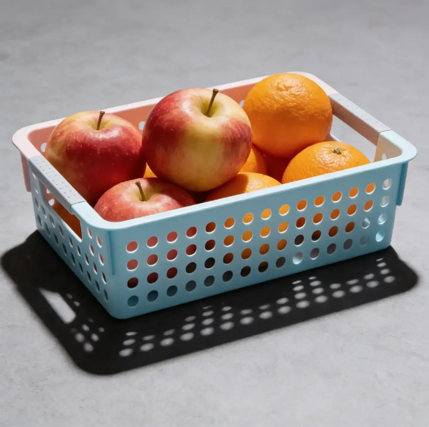 Canasto Organizador Plástico 30x21.5x8.5cm 6