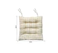 Cojín Para Silla Acolchado Cuadrillé 40x40cm Con Amarras - Miniatura 4