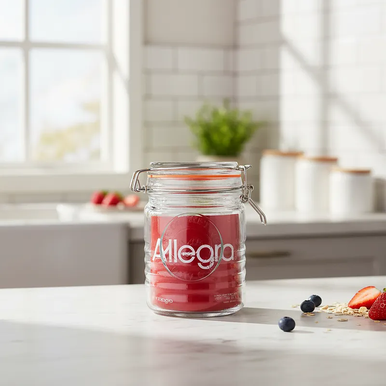 Frasco de Vidrio Hermético 750cc 1