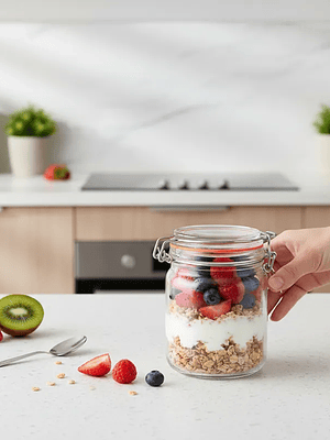 Frasco de Vidrio Hermético 750cc