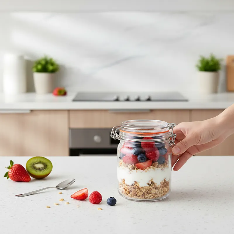 Frasco de Vidrio Hermético 750cc 2