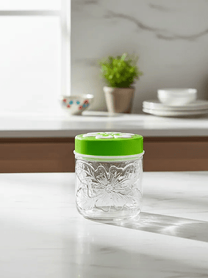 Frasco de vidrio 850ml con tapa para alimentos