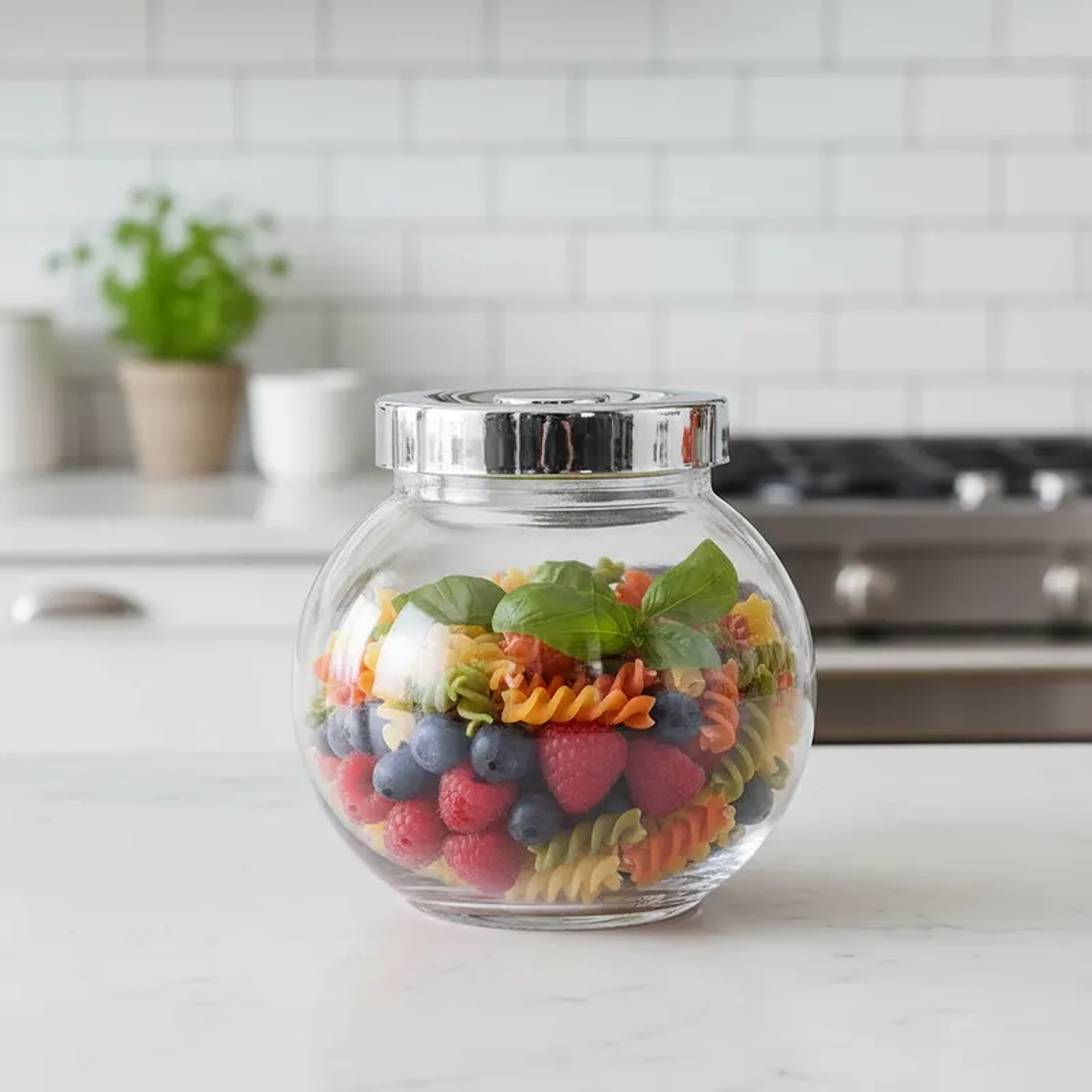 Frasco de Vidrio Redondo 700ml 1