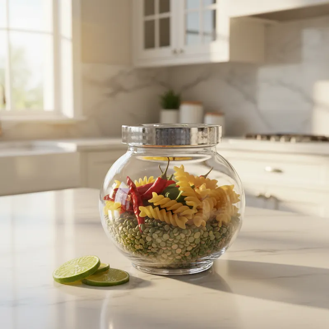 Frasco de Vidrio Redondo 700ml 2