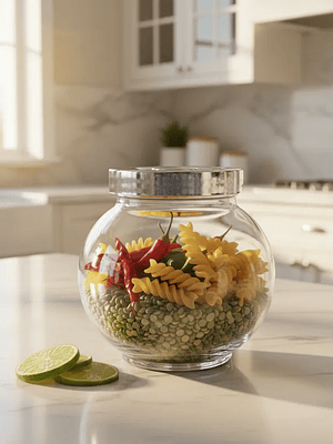 Frasco de Vidrio Redondo 700ml