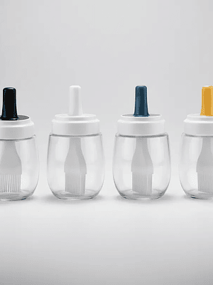 Frasco Aceitero Dispensador con Brocha de Silicona 14.5x6.5XCM