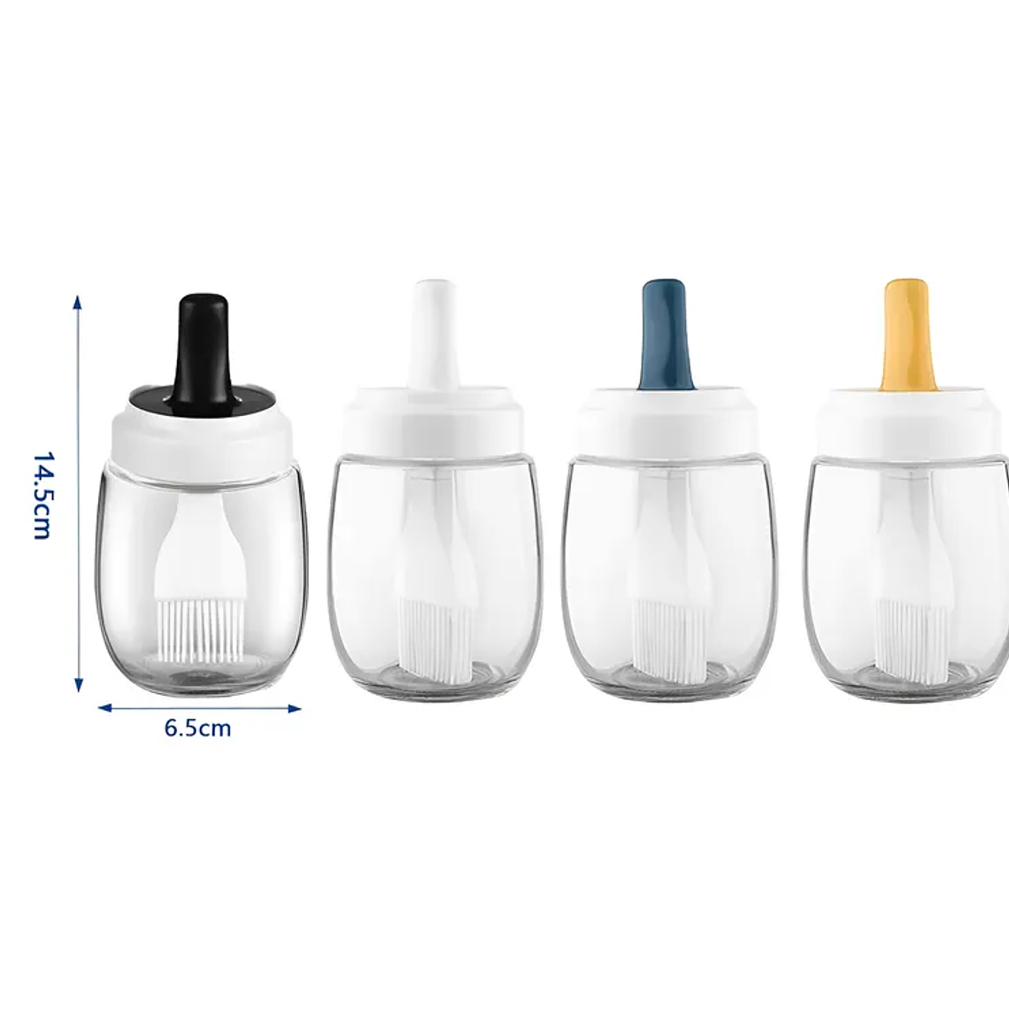 Frasco Aceitero Dispensador con Brocha de Silicona 14.5x6.5XCM 3