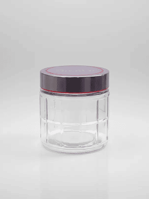 Frasco De Vidrio 800ml Con Tapa Plastica Para Alimentos