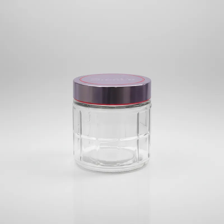 Frasco De Vidrio 800ml Con Tapa Plastica Para Alimentos 1