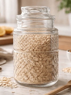 Frasco de vidrio 2000ml con tapa para alimentos