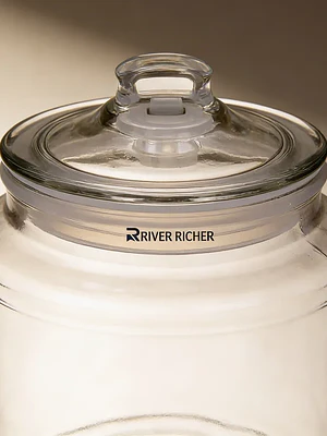 Frasco de vidrio con tapa 600ML