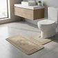 Set Alfombra de Baño 2 Piezas Antideslizante 50x80cm - Miniatura 1