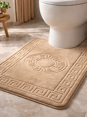 Set Alfombra de Baño 2 Piezas Antideslizante 50x80cm