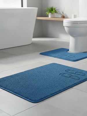 Set Alfombra de baño rectangular 80x50 cm Genérica
