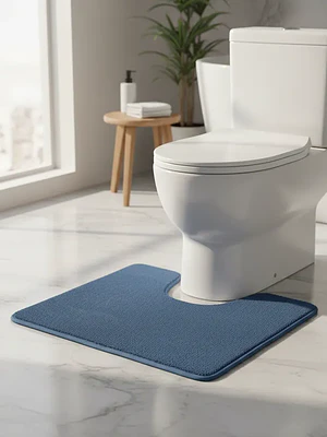 Set Alfombra de baño rectangular 80x50 cm Genérica