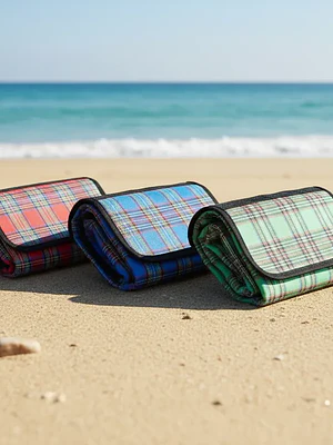 Manta de picnic escocesa 200x150 cm cómoda y práctica