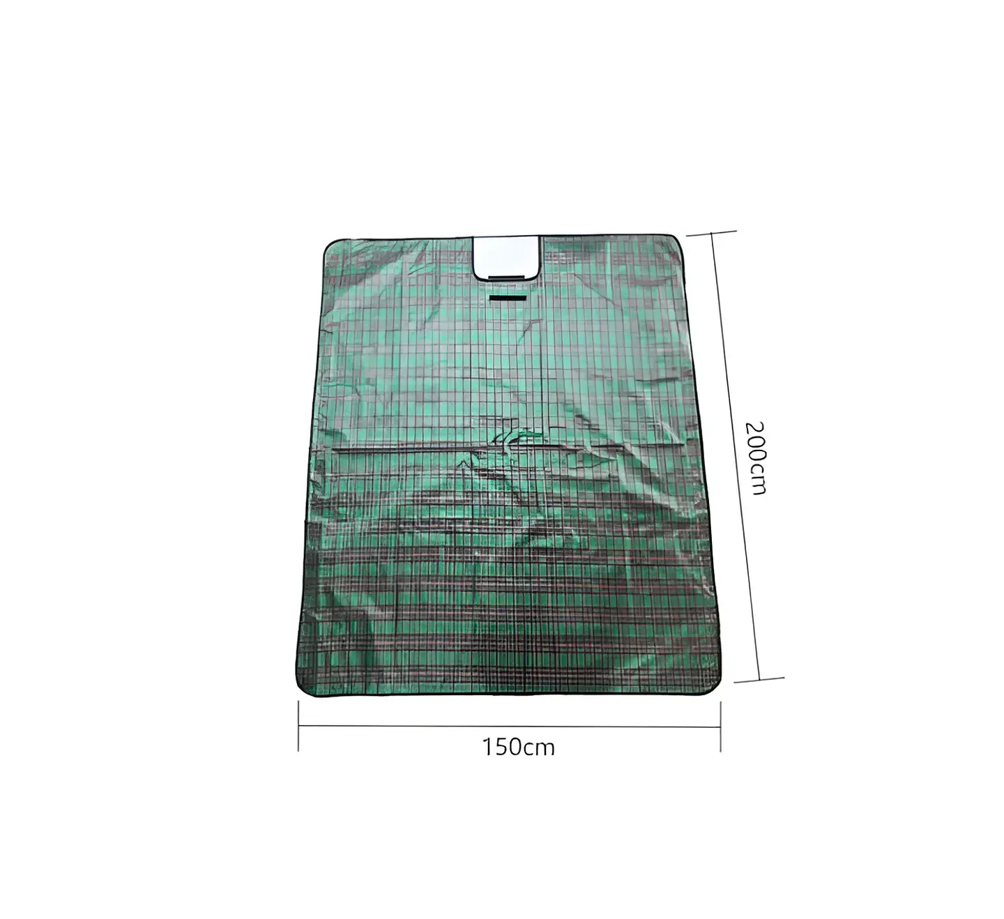 Manta de picnic escocesa 200x150 cm cómoda y práctica 5