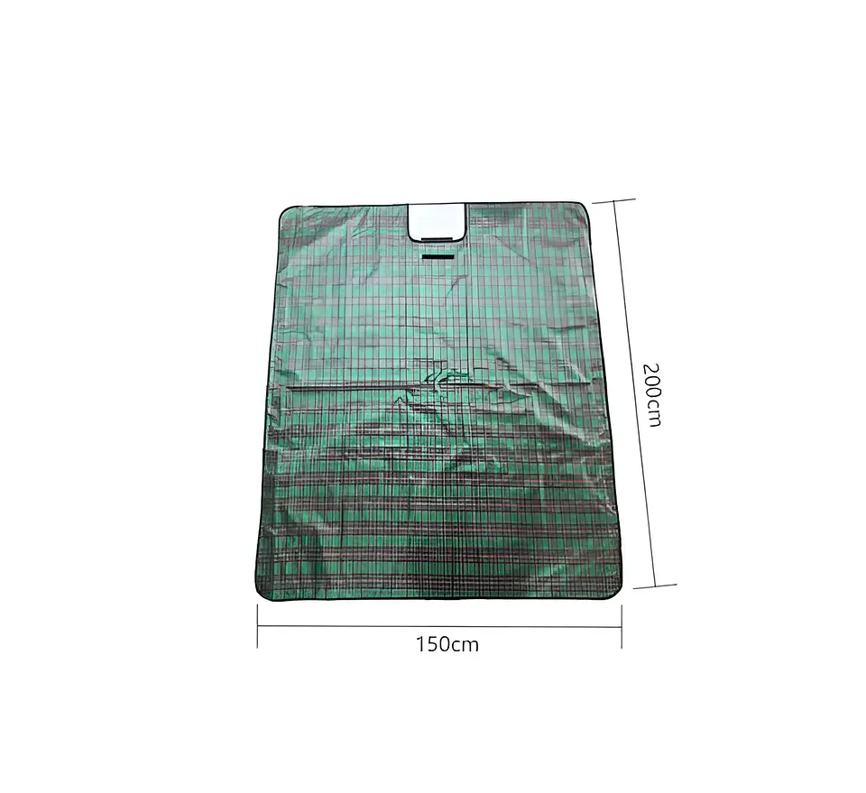 Manta de picnic escocesa 200x150 cm cómoda y práctica 5